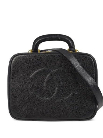 HOT SALE Women CHANEL 1997 handbag CC stitch Vanity 0423